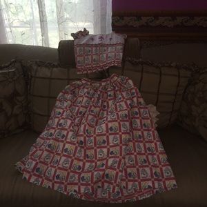 Girl top and skirt size 8